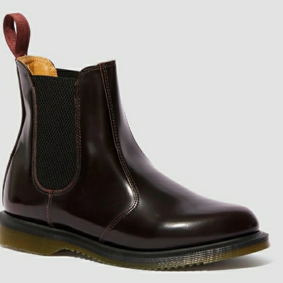 flora dr martens cherry